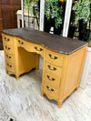 Vintage yellow desk