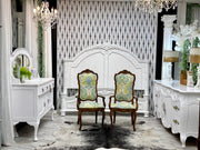 French Provincial arm chair pair (2)