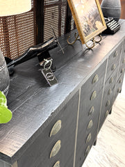 Apothecary style cabinet/dresser