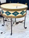 Vintage drum table