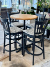 Pub table & 4 chairs