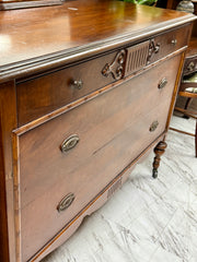 Vintage dresser on casters ￼