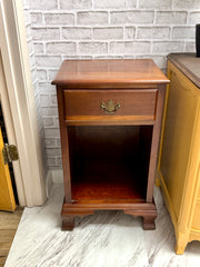 Vintage mahogany nightstand