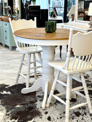 Bar height table w/2 chairs