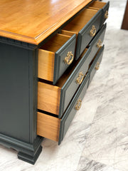 Vintage dresser w/natural top