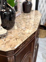 Marble-top Credenza