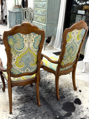 French Provincial arm chair pair (2)