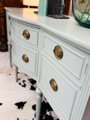 Vintage bowfront buffet/sideboard