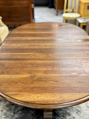 Vintage oval table w/leaf