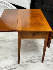 Vintage drop leaf table W/storage