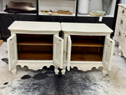 Pair of French Provincial nightstands (2)￼