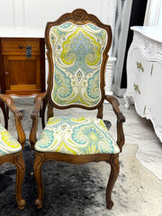 French Provincial arm chair pair (2)