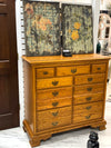Nine drawer oak dresser ￼