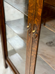 Antique mission style Curio Cabinet ￼