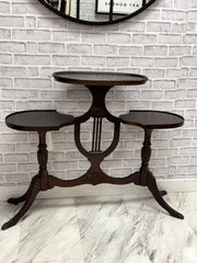 Duncan Phyfe style 3-tiered table