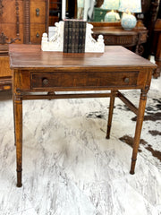 Antique desk/sidetable w/drawer