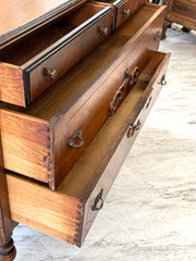 Antique carved dresser w/mirror