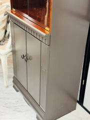 Lighted curio cabinet