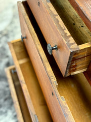 Primitive chest on casters