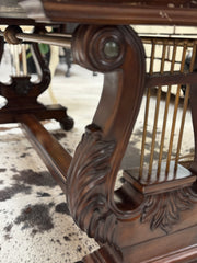Mahogany Lyre/Harp Writing Desk