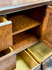 Vintage tiger wood buffet/sideboard/dresser