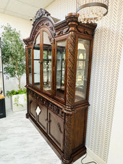 Lighted 2-pc. china cabinet