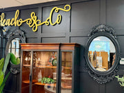 Decorative wooden mirror