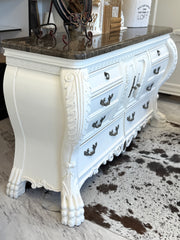 Marble top dresser