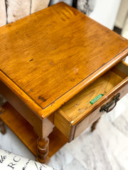 Maple side table