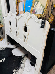 French Provincial Headboard w/rails