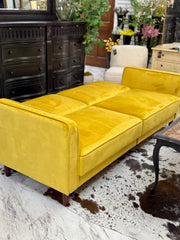 MCM Style yellow sofa