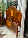 Antique full size bed w/rails