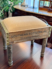 Bottle crate footstool