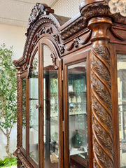 Lighted 2-pc. china cabinet