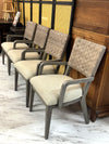 Set of (4) dining chairs