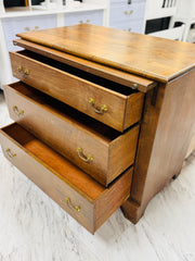 Vintage 3-drawer chest w/pullout desk