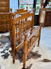 Pair of a vintage twin beds w/rails