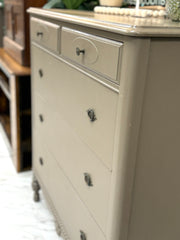 Vintage chest w/beaded trim