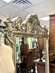 Ornate 7ft. tall framed mirror