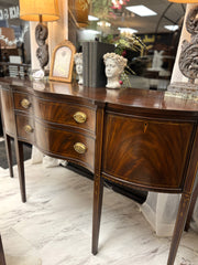 Mahogany inlaid Hepplewhite style sideboard/buffet
