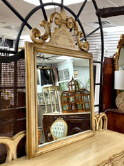 French Provincial 9-drawer dresser w/ mirror