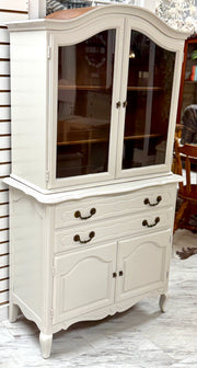 Petite French Provincial China cabinet