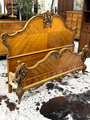French Louis XV Full bedroom set w/rails