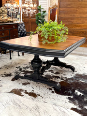 Vintage table on casters