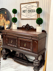 Antique Jacobean server/sideboard ￼