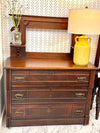 Vintage 3-drawer chest on casters