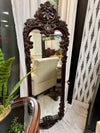 Carved decorative mirror