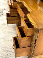 French Louis XV Full bedroom set w/rails