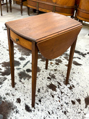 Antique dropleaf side table