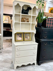 French Provincial Cabinet & hutch